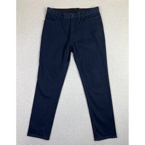 Rapha Premium Denim Original Fit Jeans Mens 34x32 Blue Slim Tapered Stretch